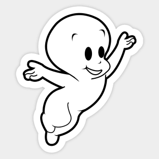 Casper Friendly Ghost Sticker